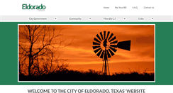 Desktop Screenshot of eldorado-texas.com